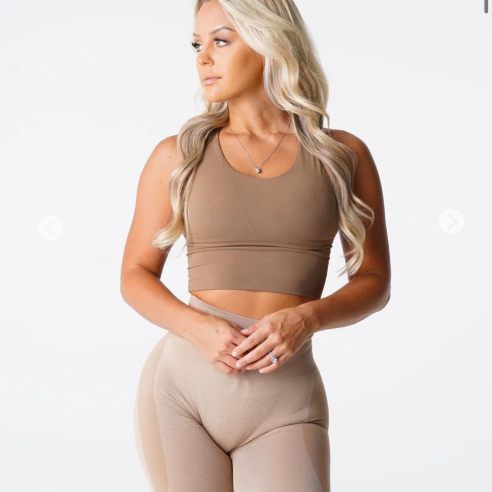 Mocha Matrix Bra Top